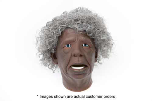 EchoMask Senior Female in dark skin tone profile