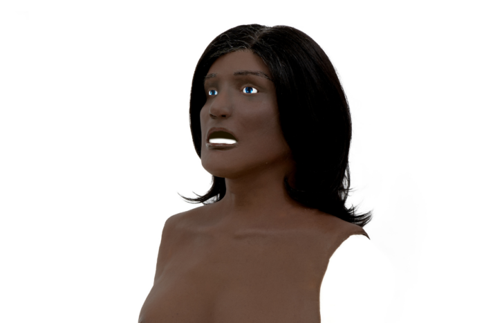 EchoMask Middle Aged Female in dark skin tone