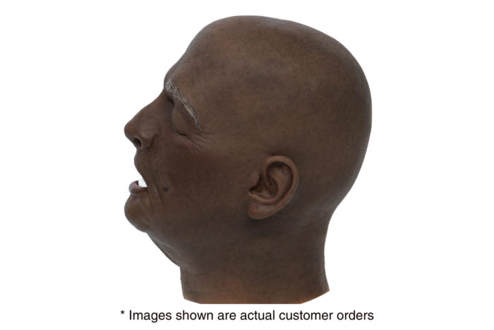 EchoMask Male Stroke patient in dark skin tone