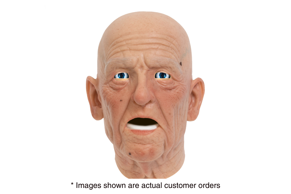 EchoMask Male patient with rash features EchoMask Male patient with rash features